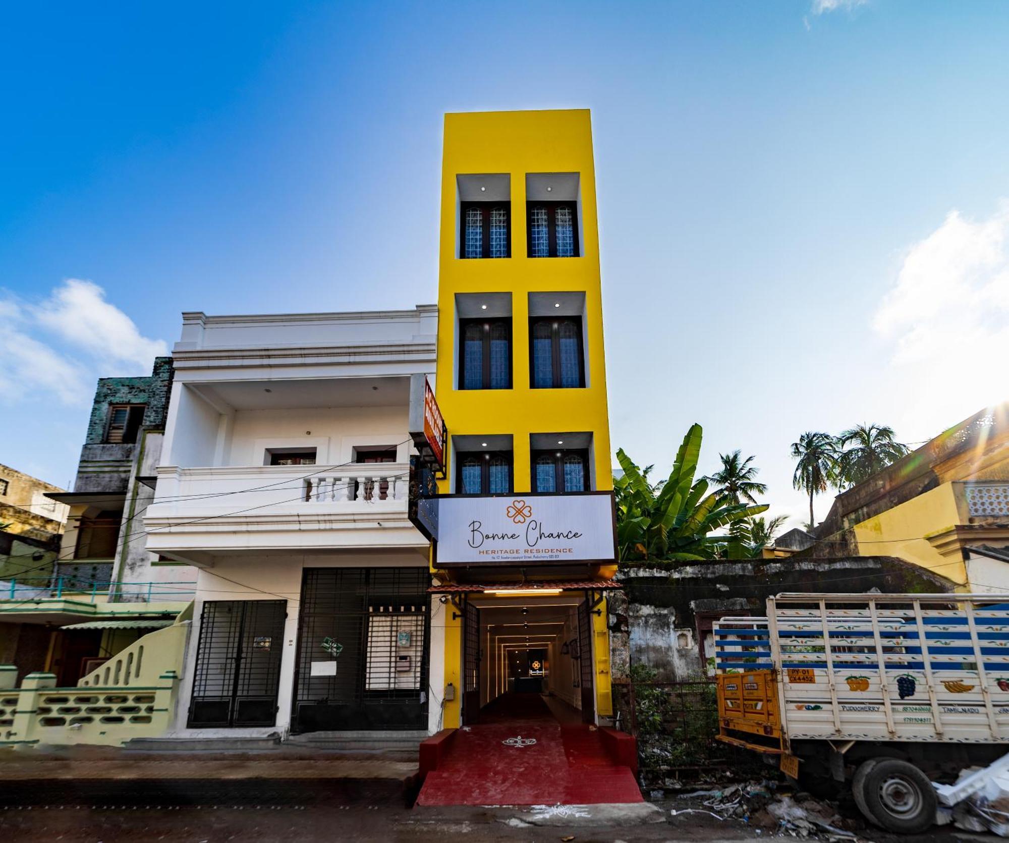 Bonne Chance Heritage Residence Pondicherry Exterior foto